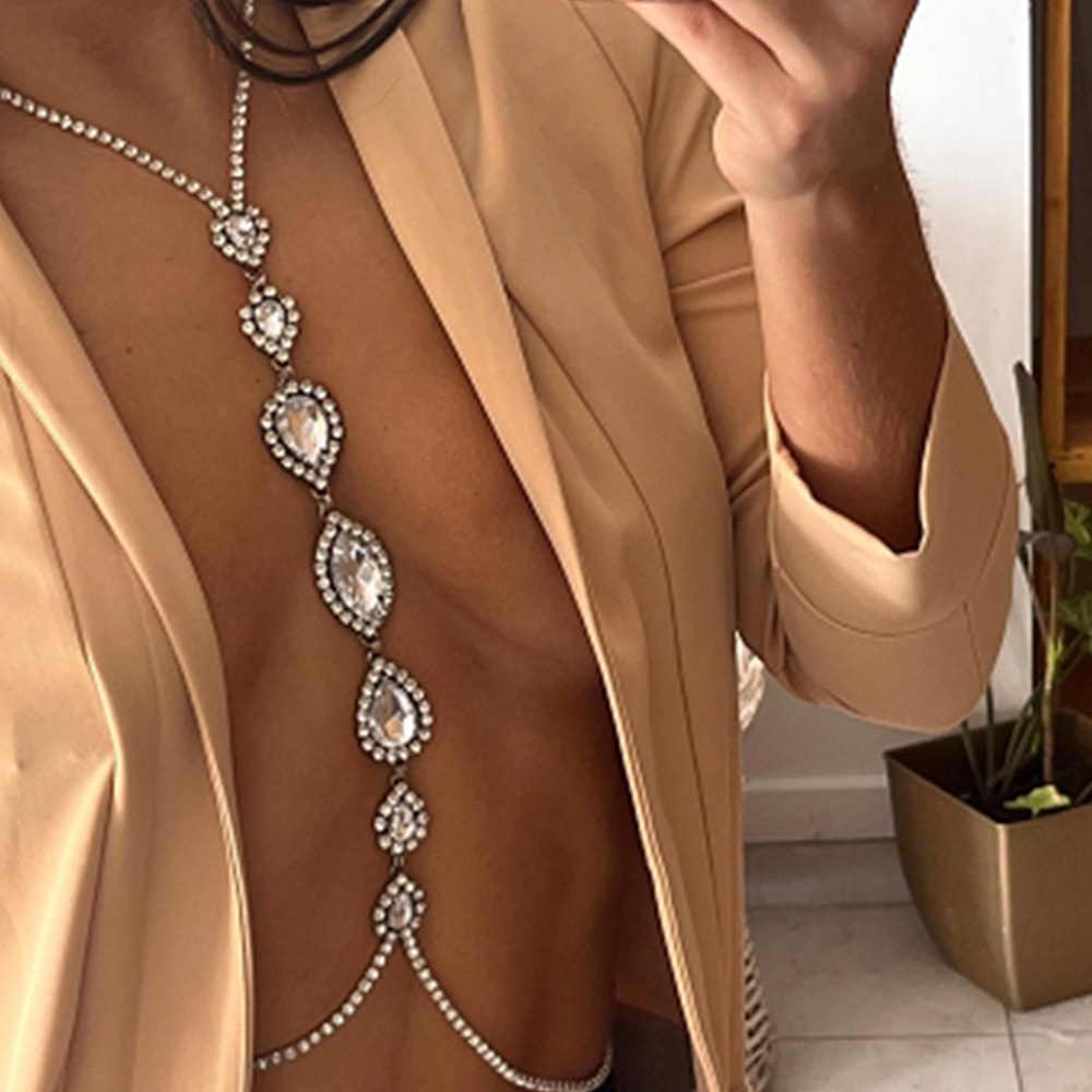 Fashion Sexy Water Drop Neckla - Body Jewelry Necklace review and price