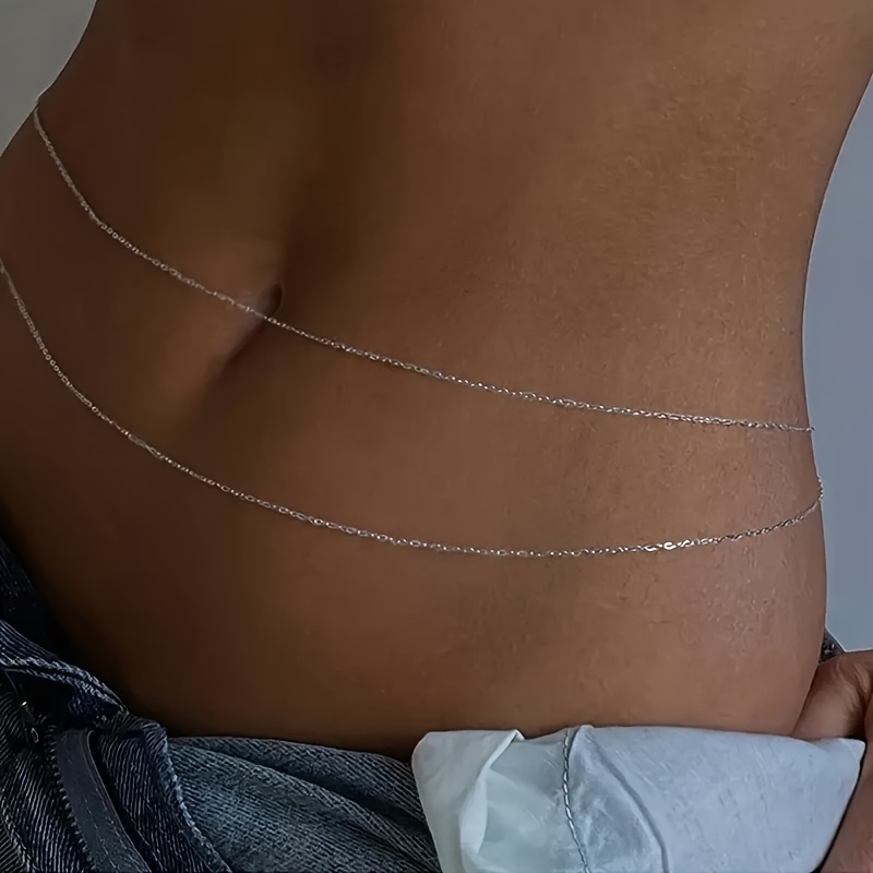 1Double-Layer Gold Metal Waist - Body Jewelry For You review and price